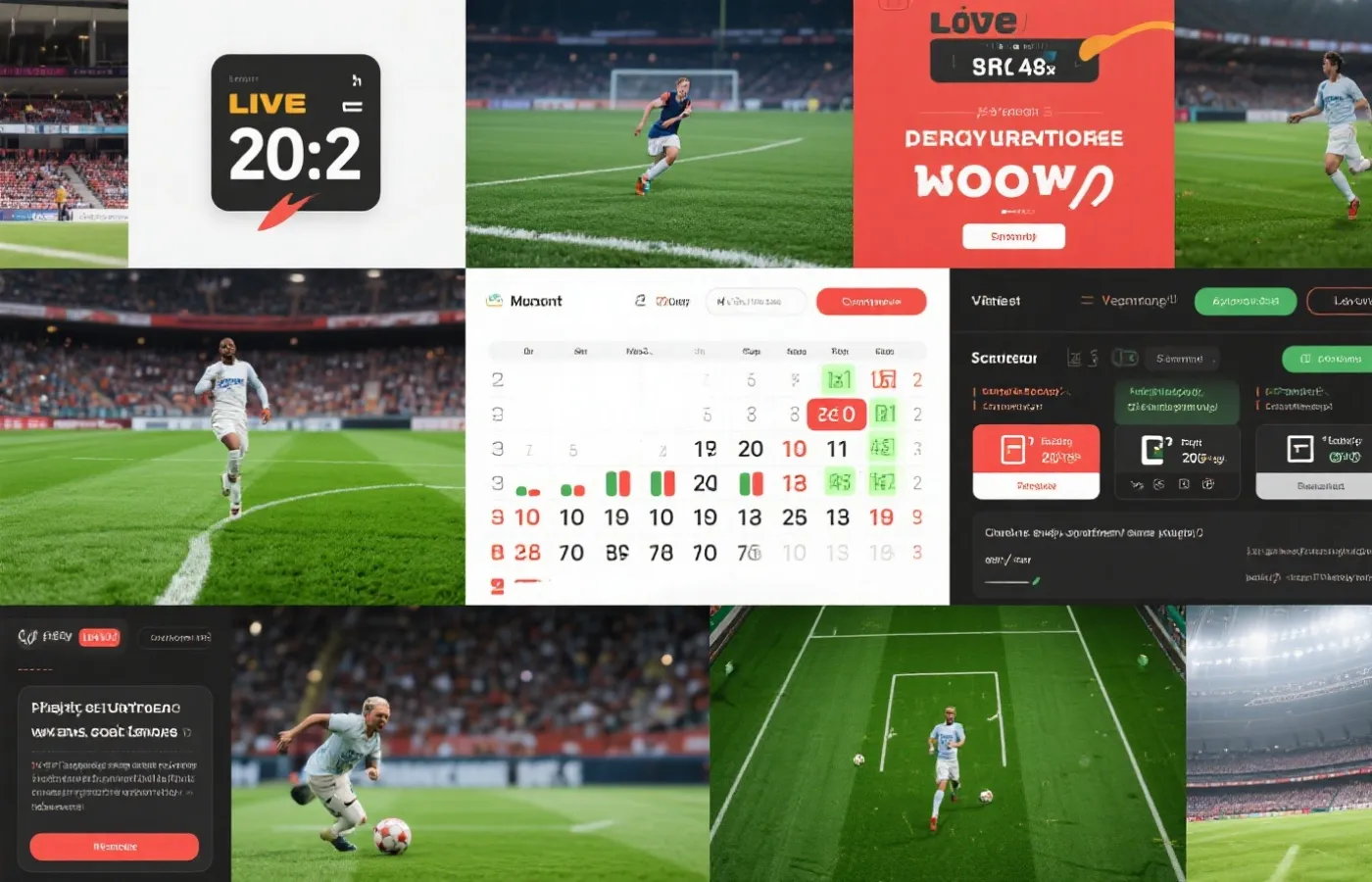 满冠体育 App 界面预览合集